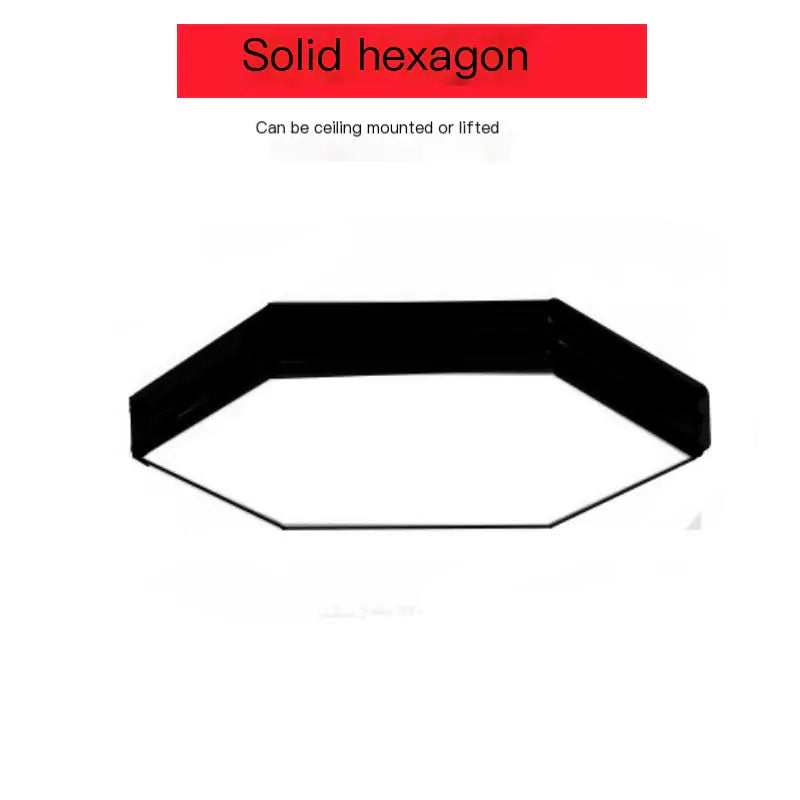 Hexagonal Honeycomb Pendant Light for Gym & Office