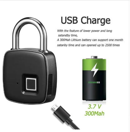 Fingerprint Lock, Door Lock, Luggage Lock, Padlock